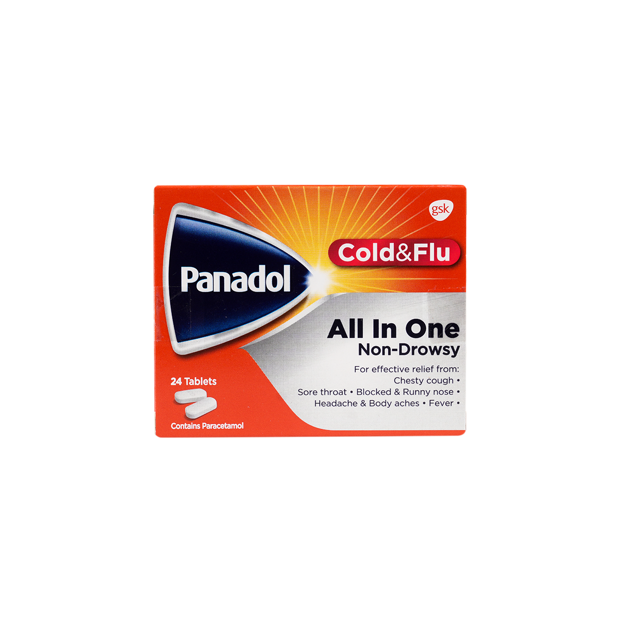 PANADOL COLD & FLU ALL IN ONE  24TAB