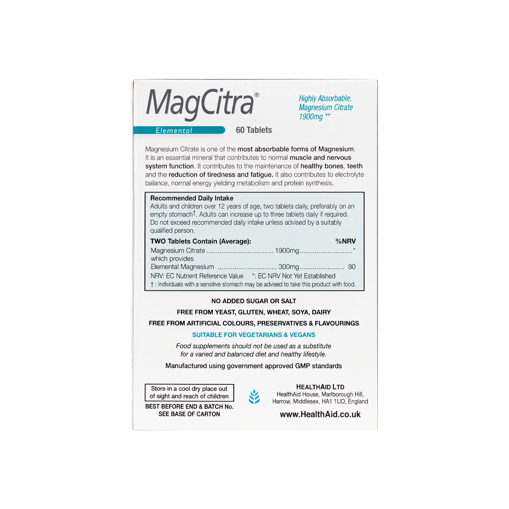 Healthaid Magcitra 60 Tab.