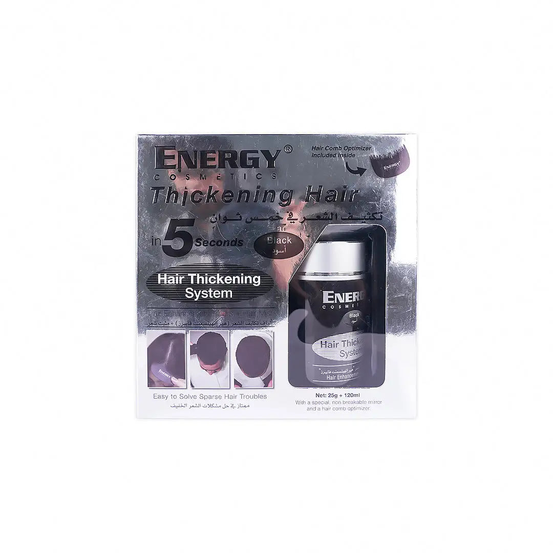 Energy Thickening Hair Kit-Black