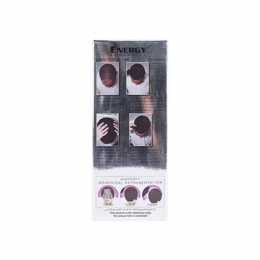 energy thickening hair kit black
