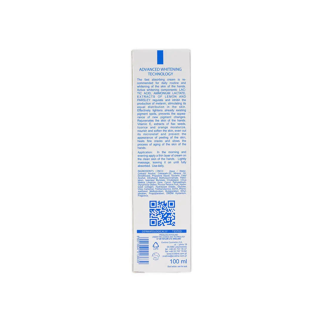 Eveline Double White Hand Cream 100Ml