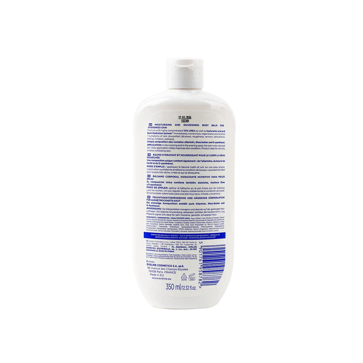 24426-Eveline Body Care Med 10% Urea Body Balm 350Ml +1