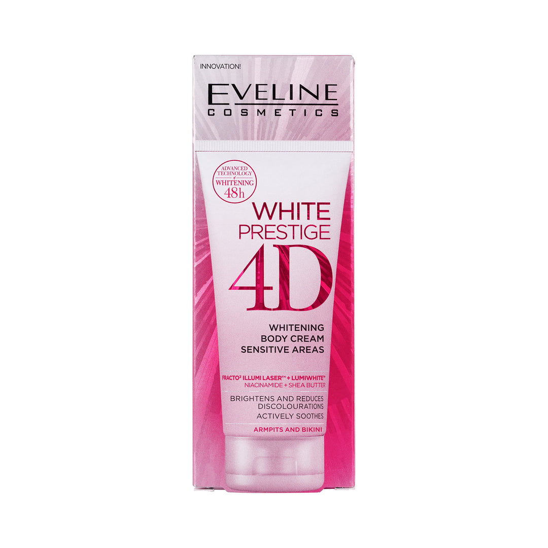 24429-Eveline 4D Whitening Body Sensitive Areas Cr 100Ml +3