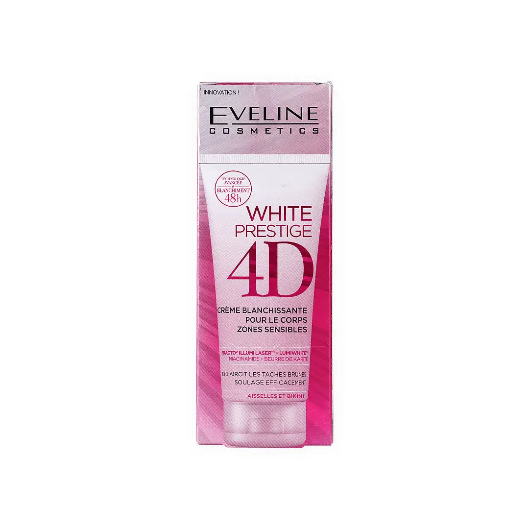EVELINE 4D WHITENING BODY SENSITIVE AREAS CR 100ML