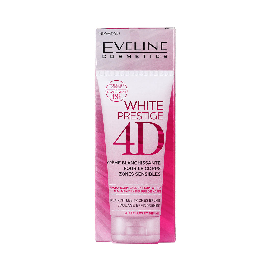 24429-Eveline 4D Whitening Body Sensitive Areas Cr 100Ml +4