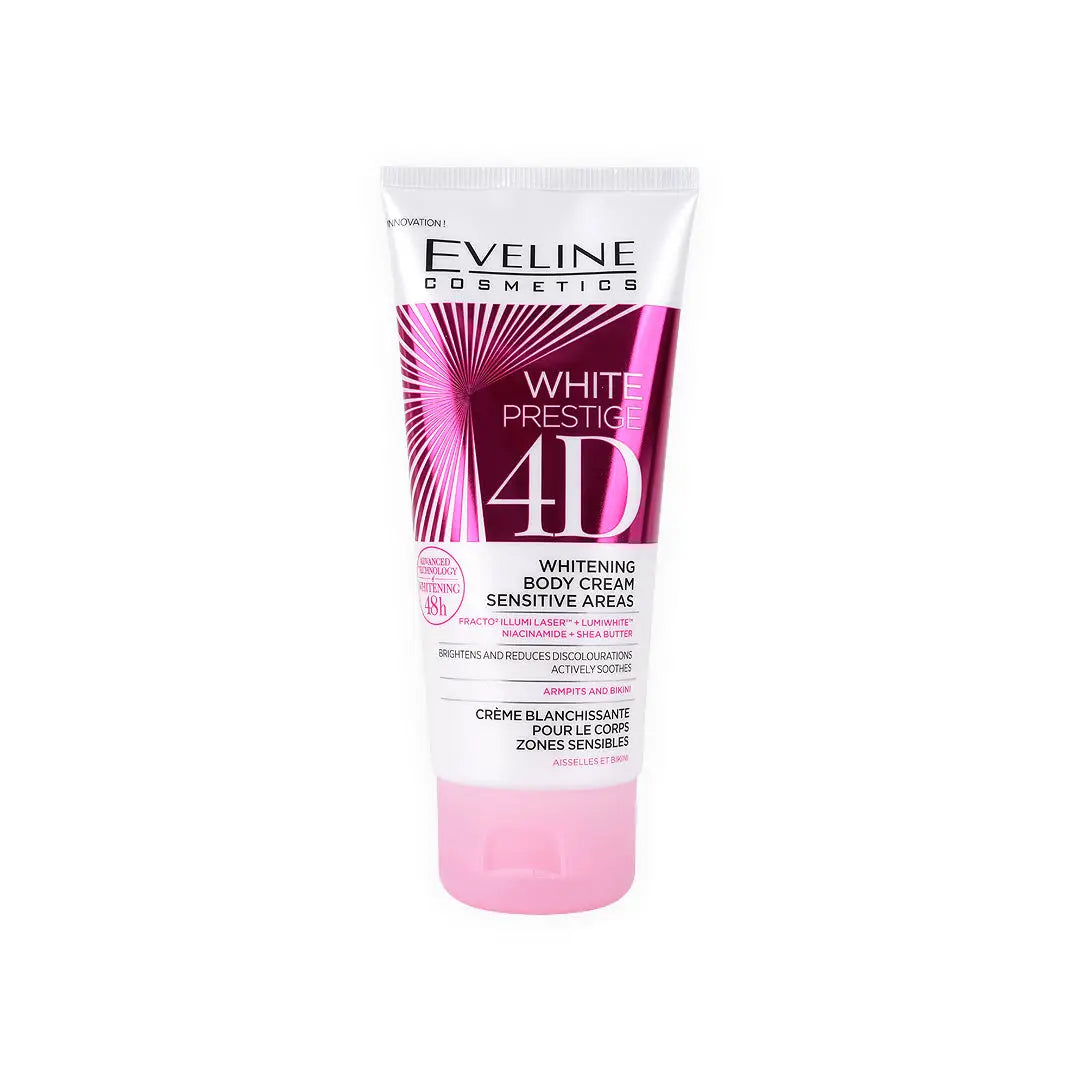 EVELINE 4D WHITENING BODY SENSITIVE AREAS CR 100ML