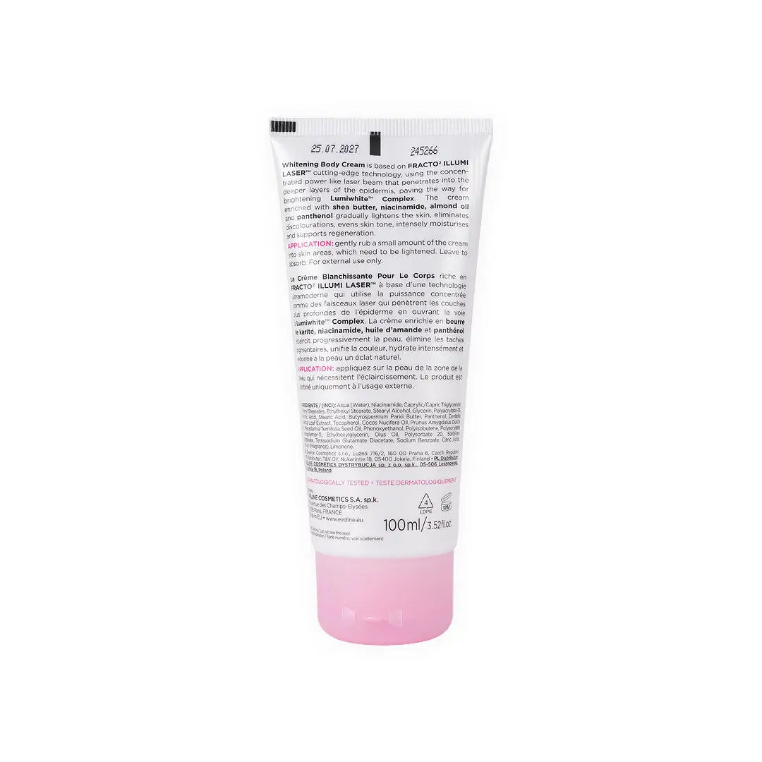 EVELINE 4D WHITENING BODY SENSITIVE AREAS CR 100ML