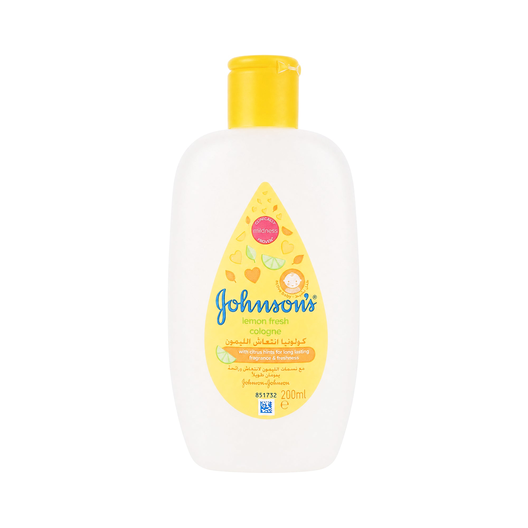 24553-Johnson's Baby Cologne Lemon Fresh 200ml