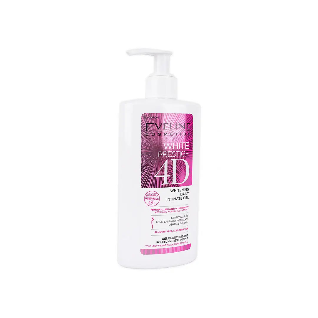 24632-Eveline 4D Whitening Daily Intimate Gel 250Ml +1