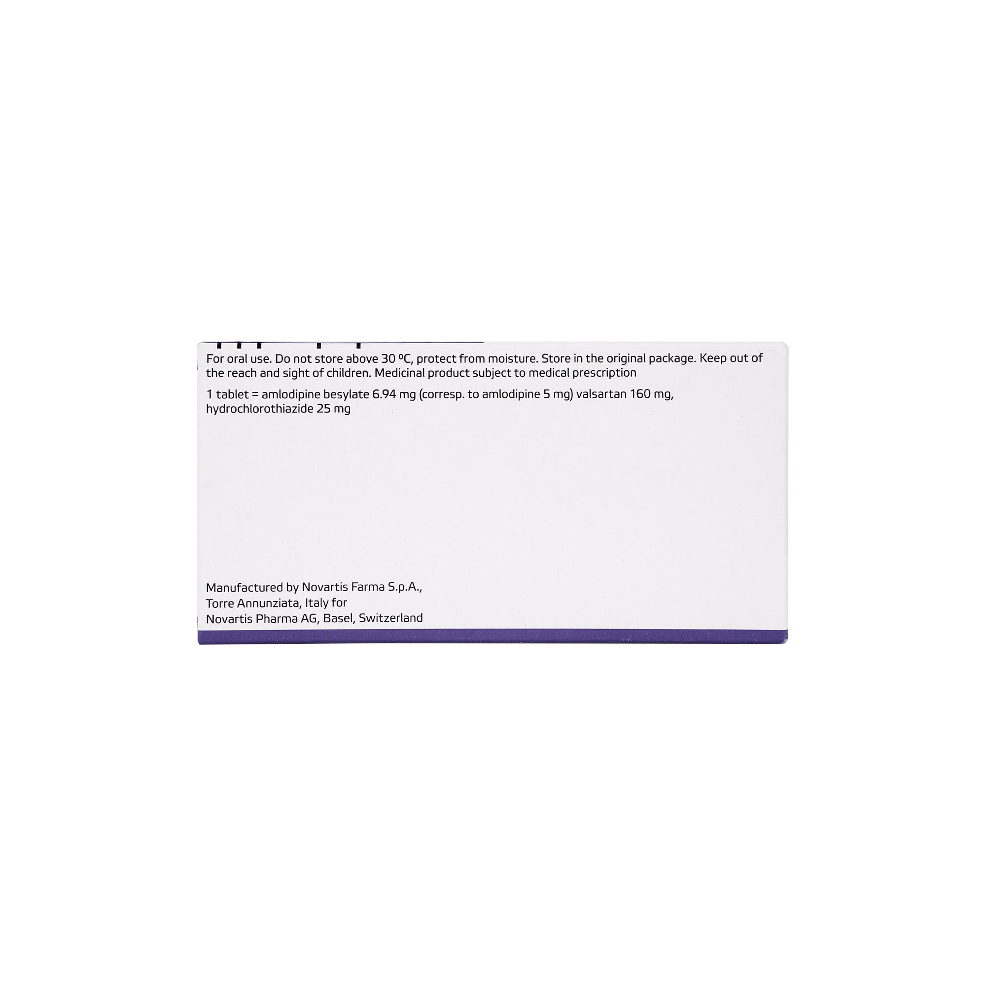 24700-Exforge Hct 5Mg/160Mg/25Mg 28 Tablets +1