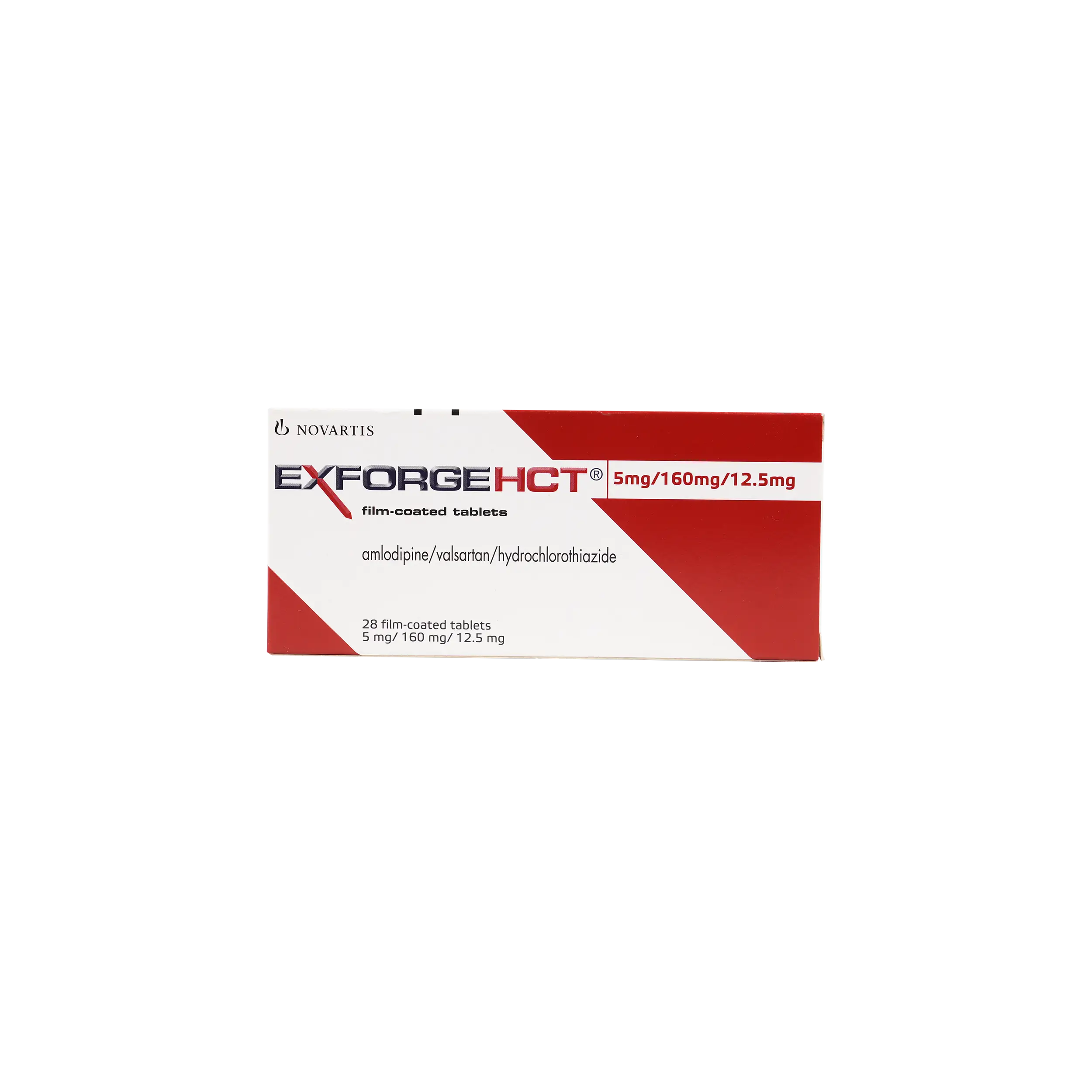 Exforge Hct 5Mg/160Mg/12.5Mg 28Tab