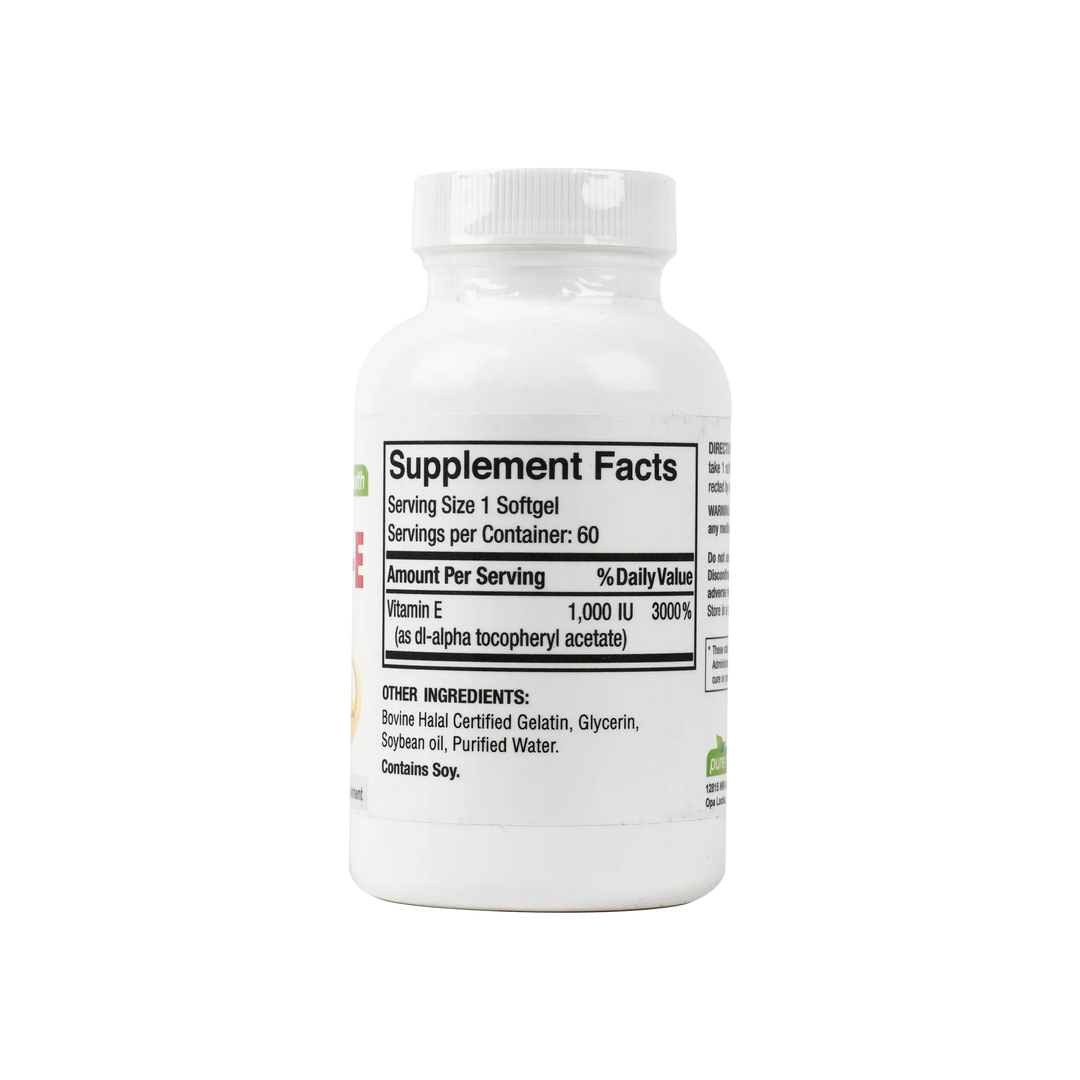 24803-Pure Health Vitamin-E 1000Iu 60 Softgels +1