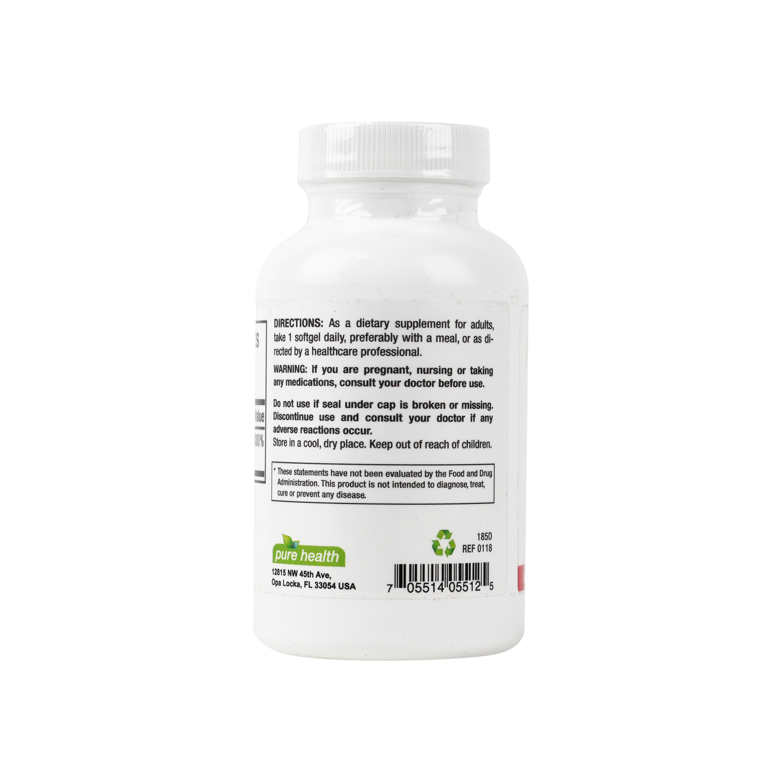 PURE HEALTH VITAMIN-E 1000IU 60 SOFTGELS