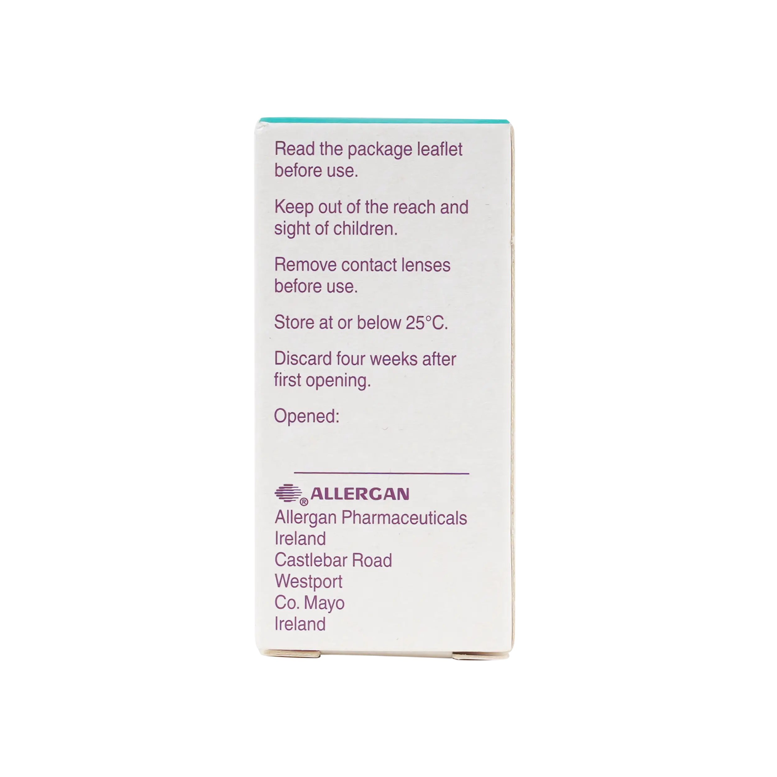 Lumigan 0.1Mg/Ml Eye Drops 3Ml