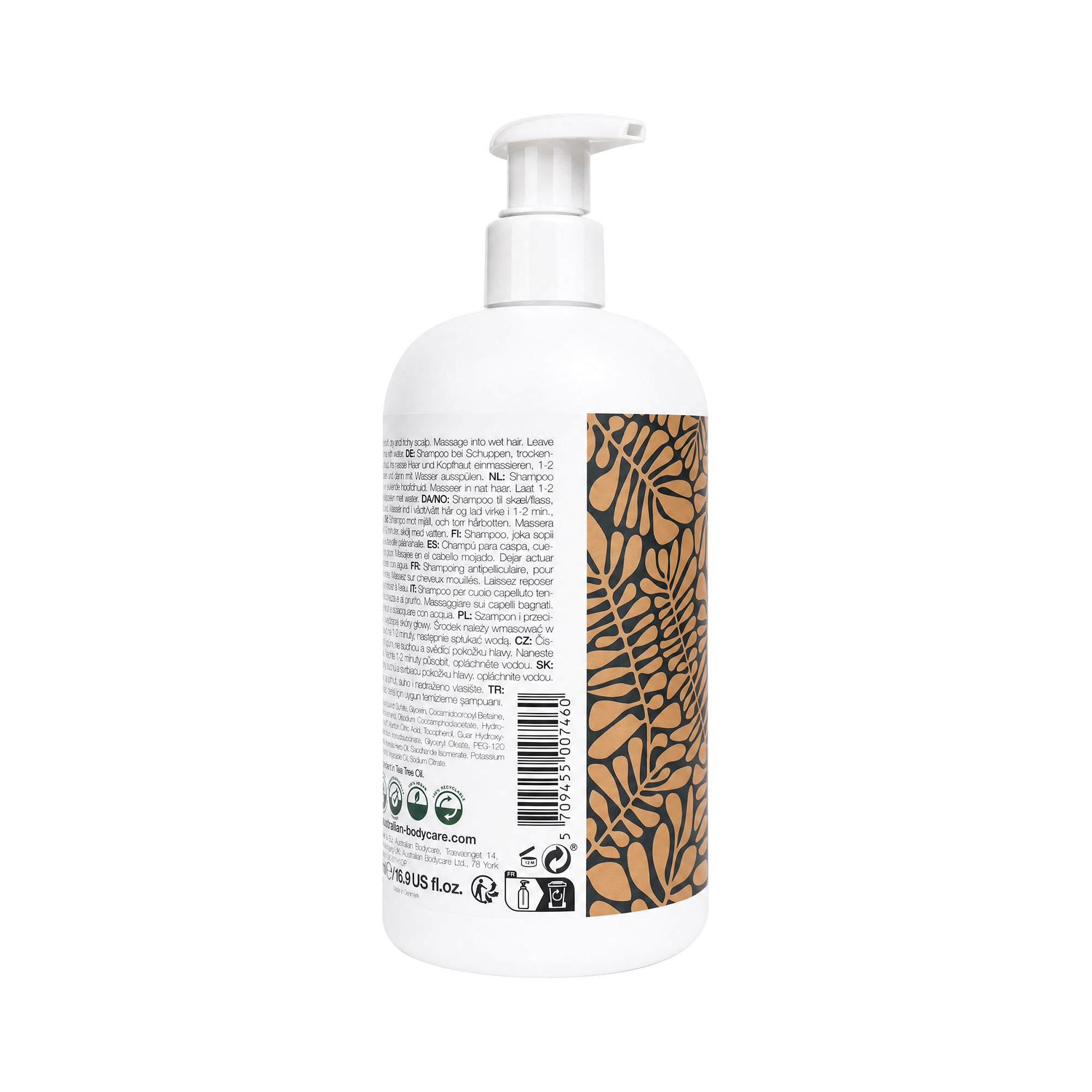25032-Australian Body Care Tea Tree Oil Hair Clean Shampoo 500ml +1