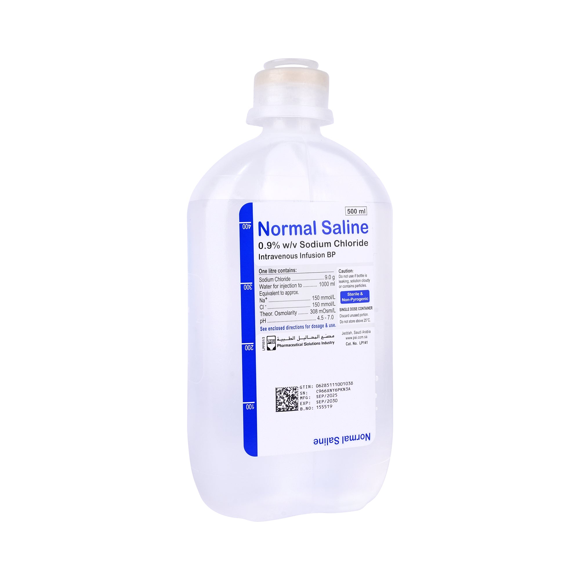 25034-Normal Saline 9% 500 Ml (Adv) +1