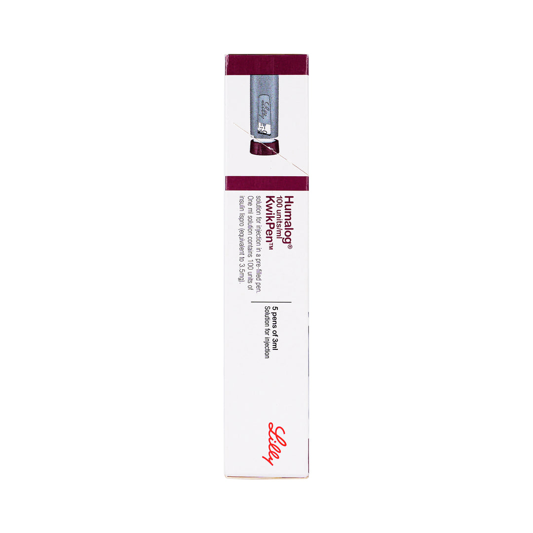 25039-Humalog Kwikpen 100 U/mL 5x3mL +3