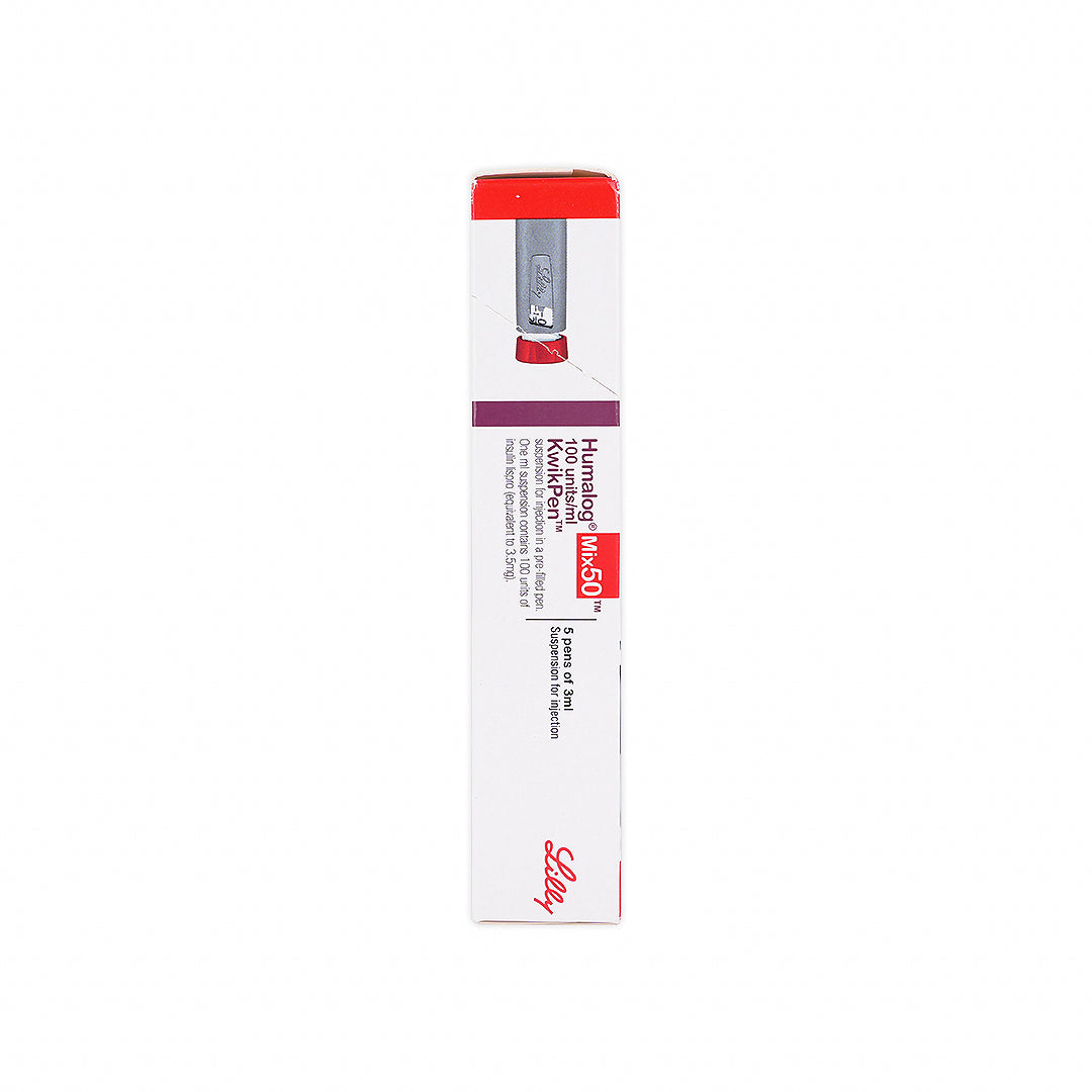 humalog mix50 inj 100u ml pen 3ml 5crt