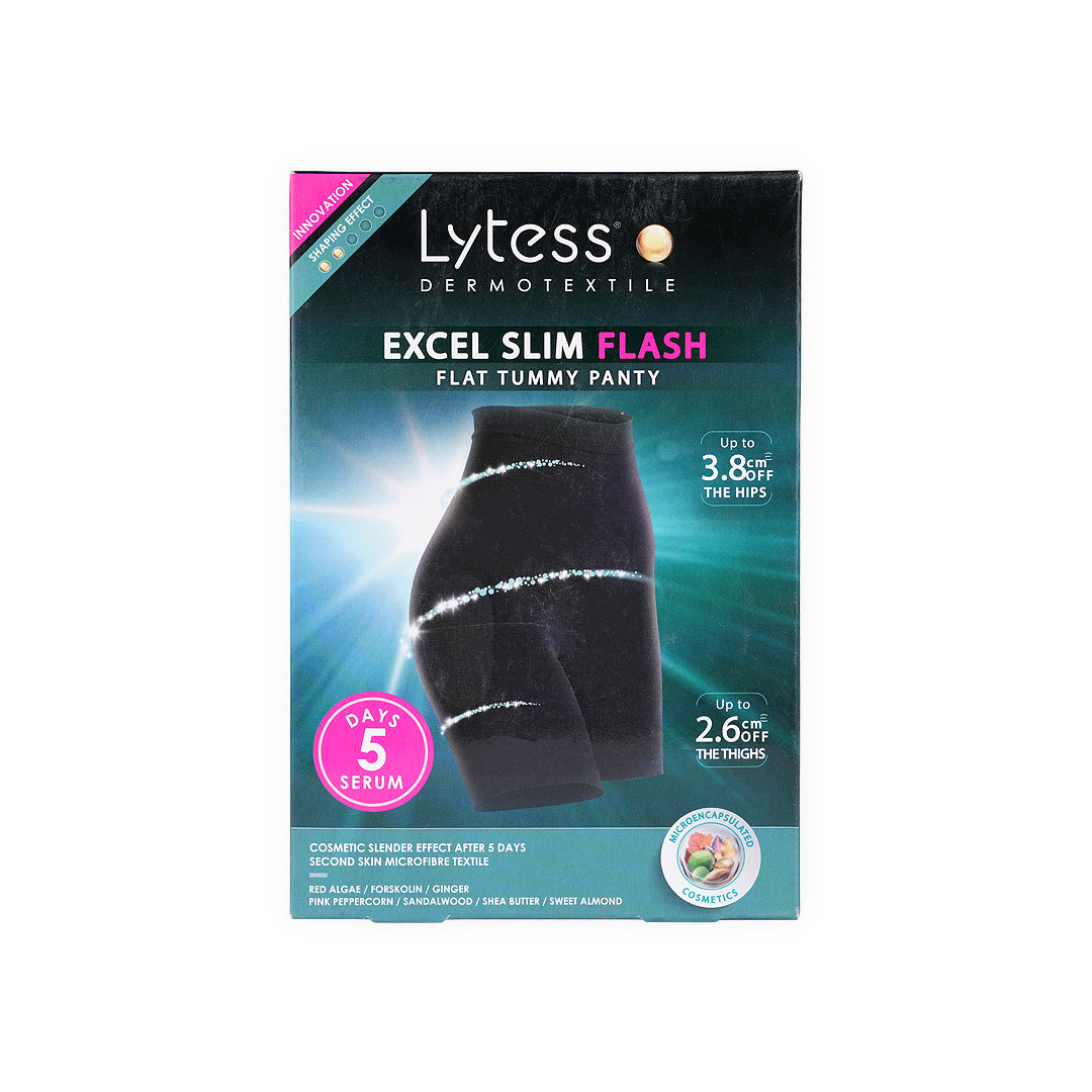 LYTESS EXCEL SLIM FLASH PANTY BLACK-S/M