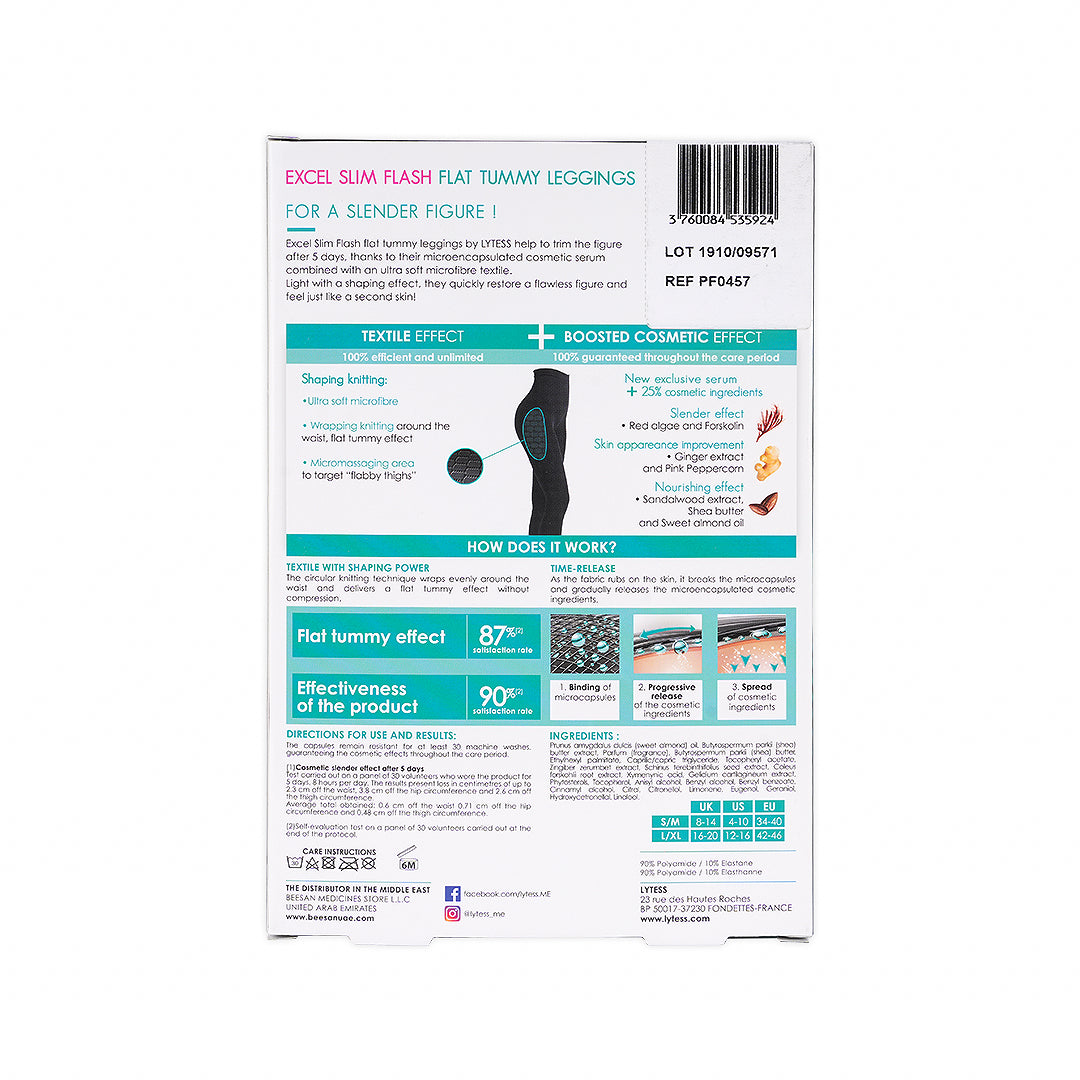LYTESS ANTI-CELLULITE SLEEVES BLACK-TU