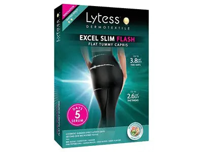 Lytess Capris Excel Slim Flash Black/Noir-L/XL