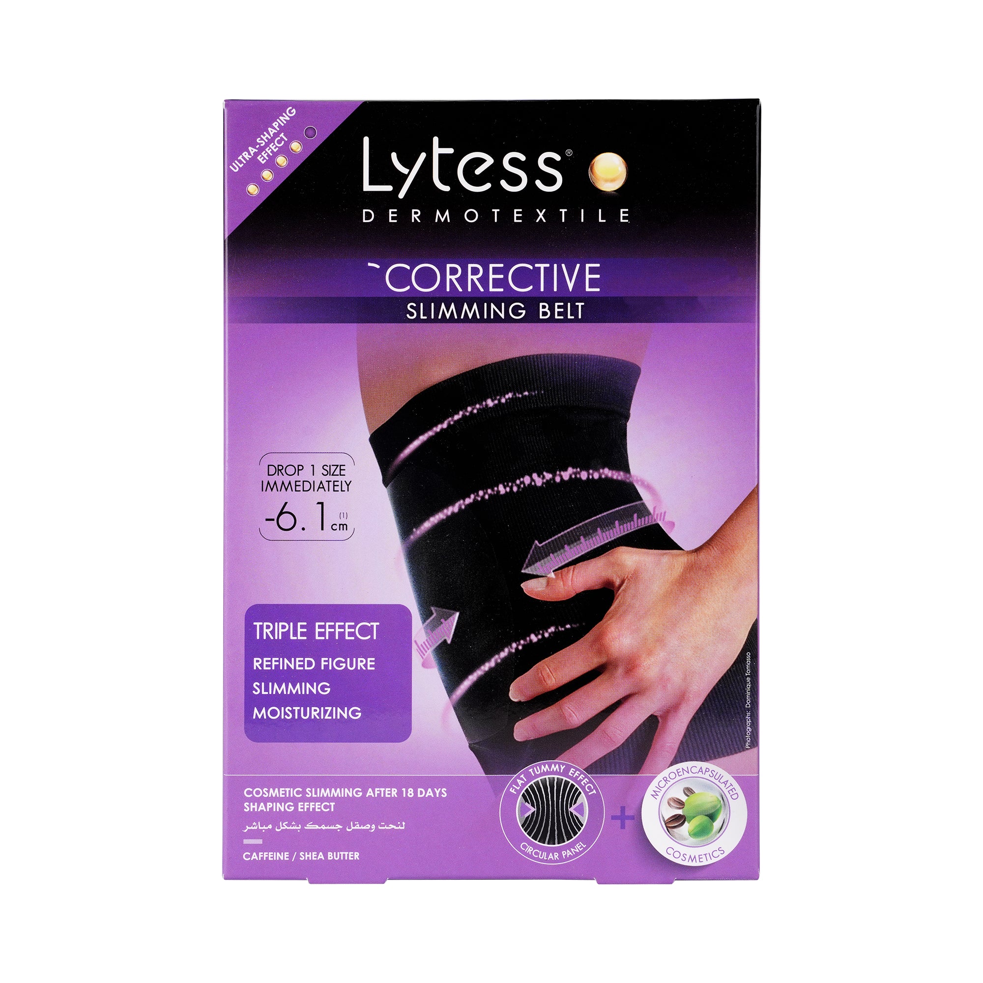 25091-Lytess Corrective Slimming Belt Black-L/XL
