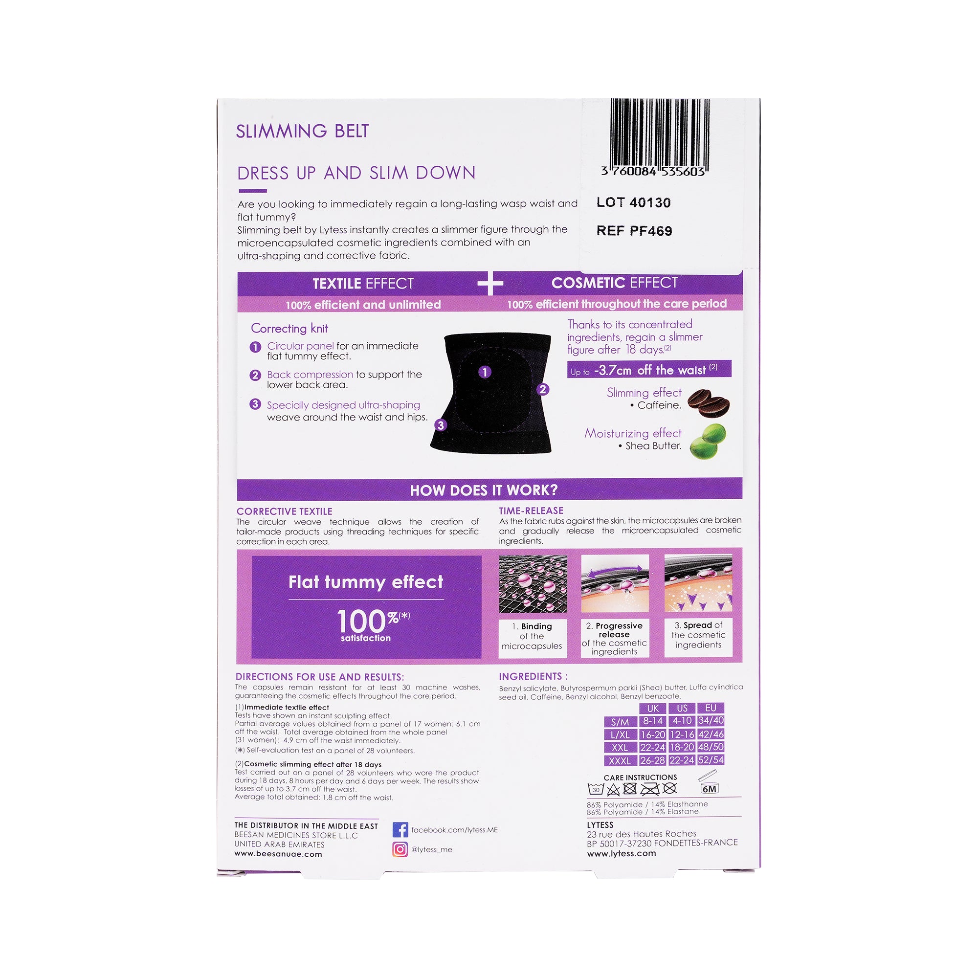 25092-Lytess Corrective Slimming Belt Black-XXL +1