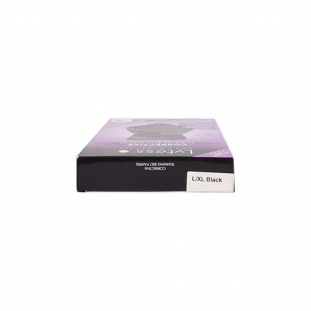 LYTESS CORRECTIVE BELT PANTIES BLACK - L/XL