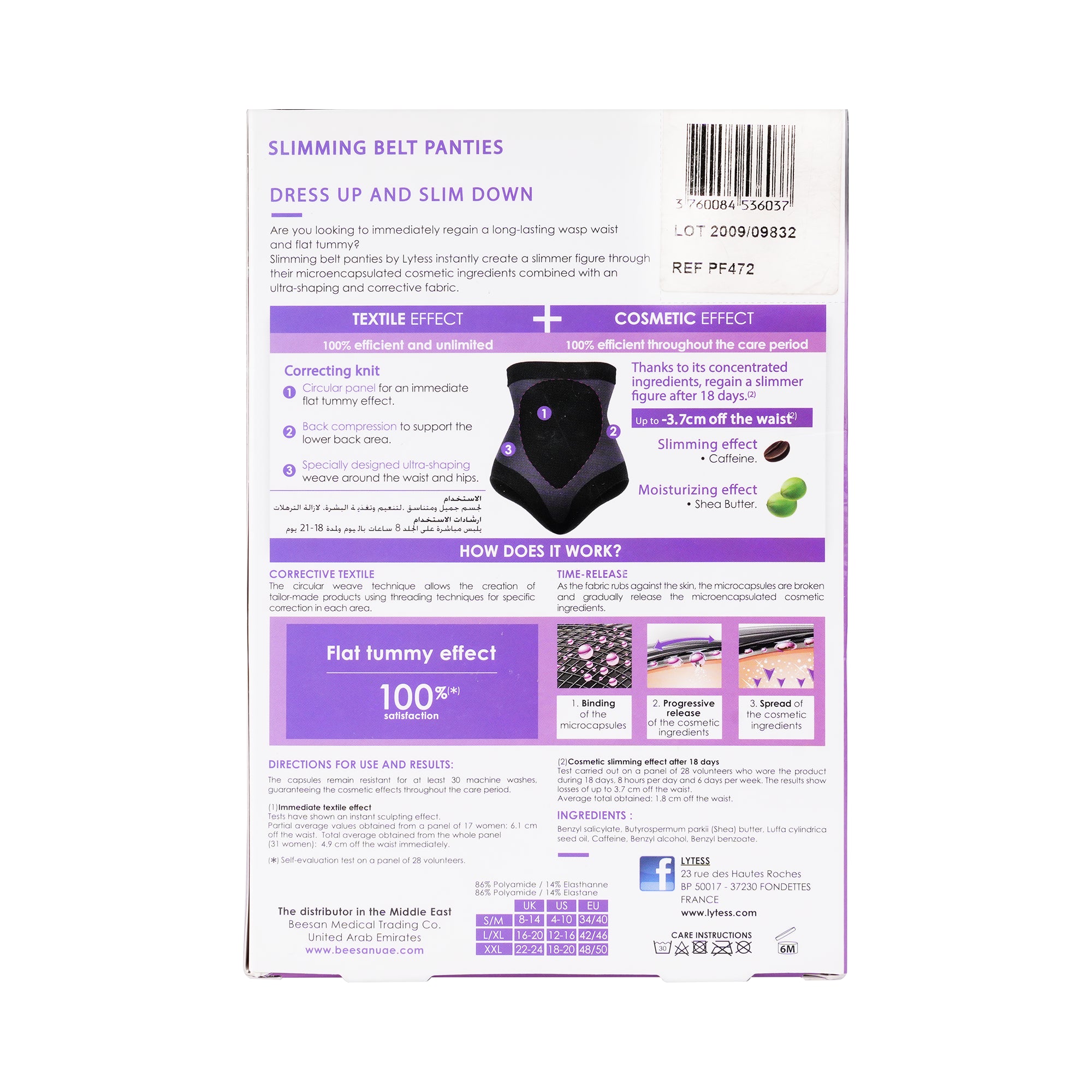 25095-Lytess Corrective Slimming Belt Panties Black-L/XL +1