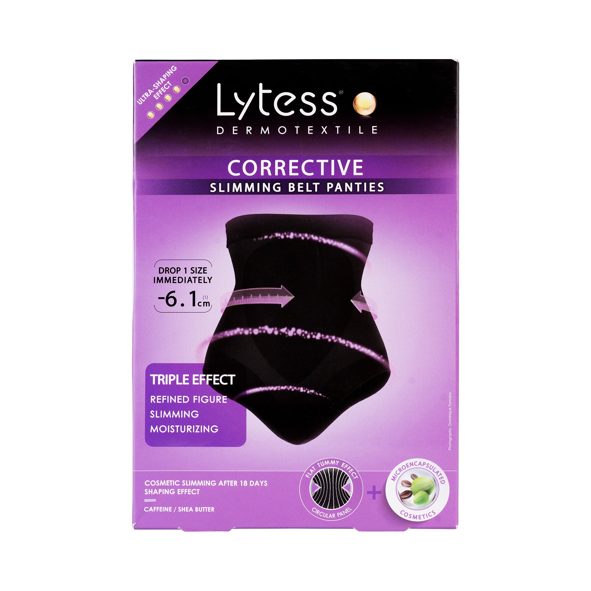25095-Lytess Corrective Slimming Belt Panties Black-L/XL