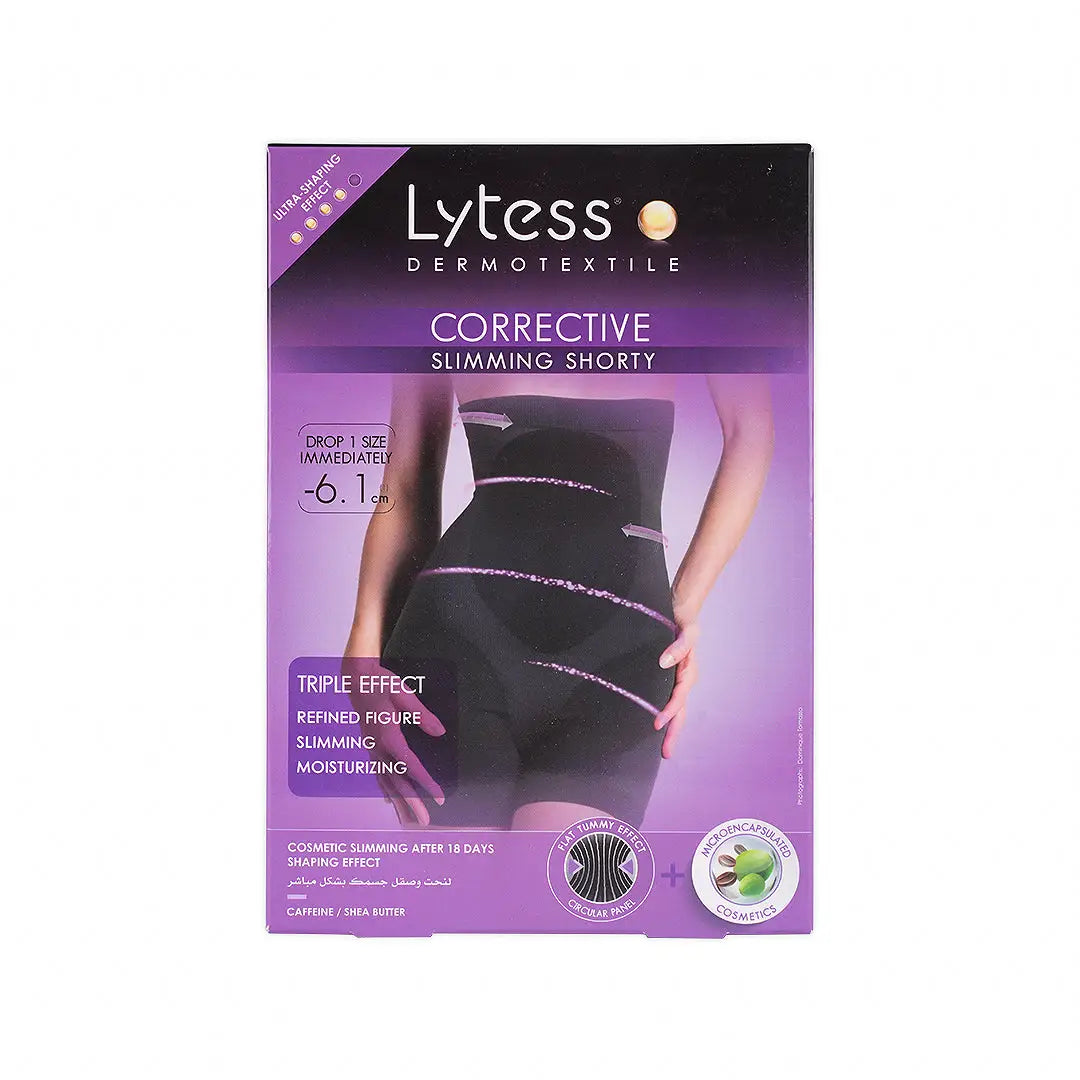 LYTESS CORRECTIVE SHORTY BELT BLACK -S/M