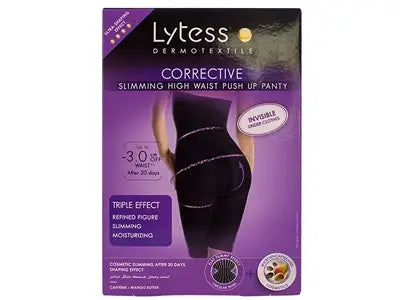 25104-Lytess Corrective Slimming High Waist Panty Black-S/M