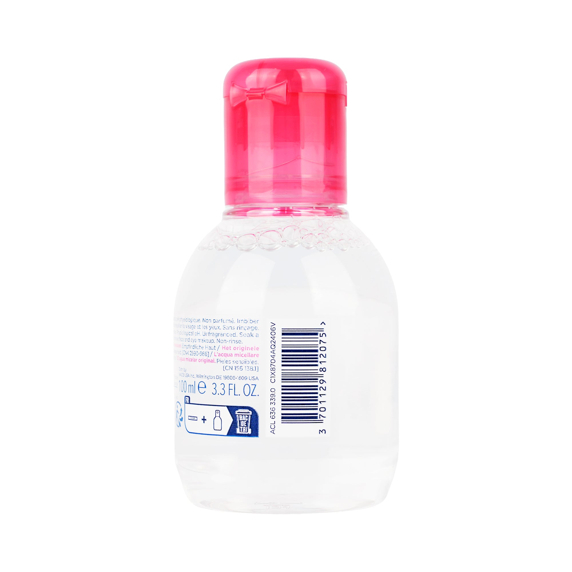 25108-Bioderma Sensibio H2O 100ml +3