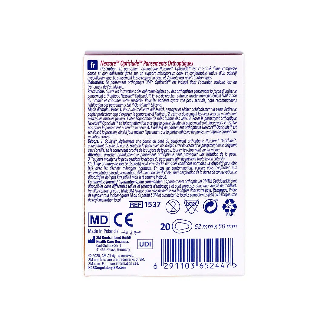 Nexcare Opticlude Eye Patch Junior 20pcs-1537