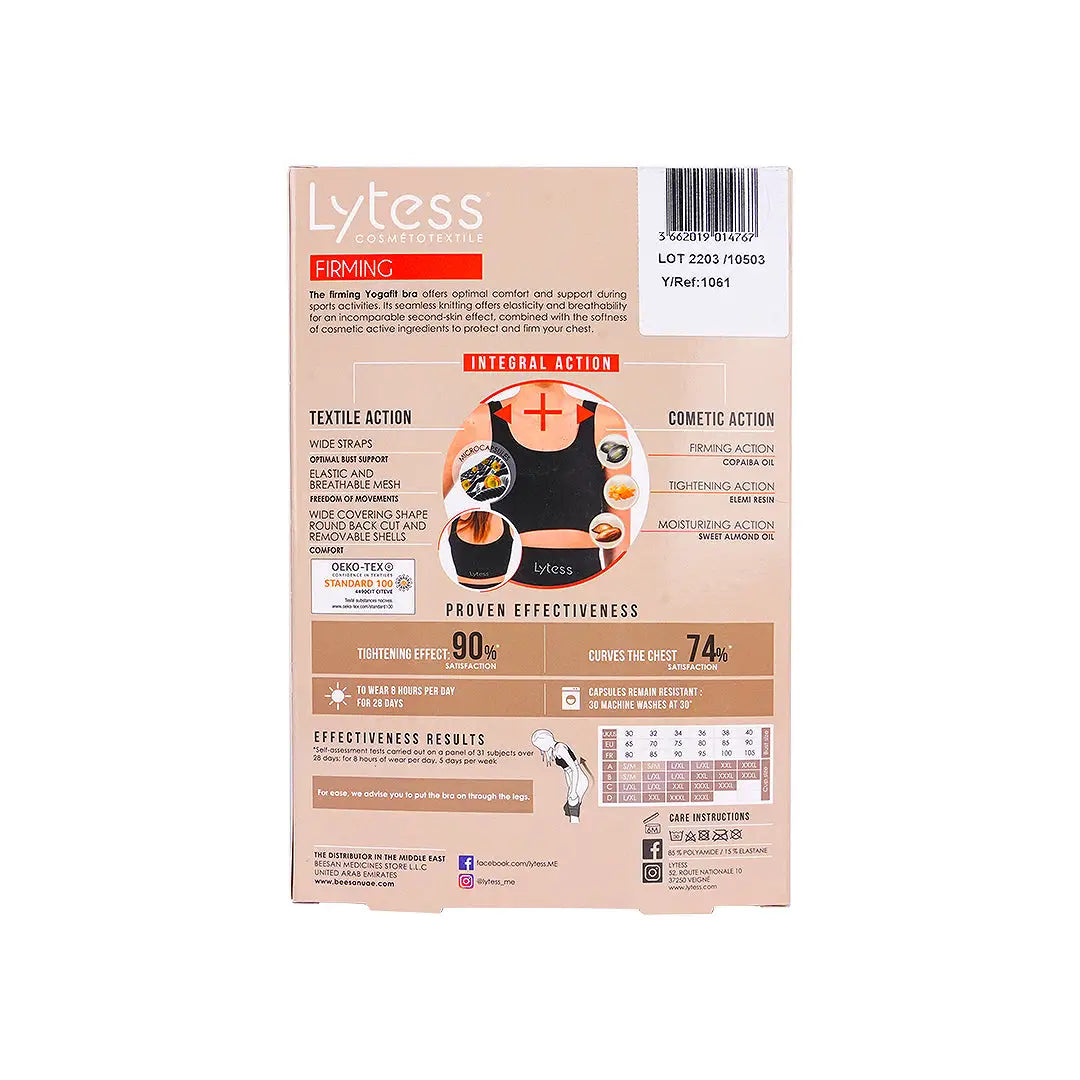 Lytess Yogafit Firming Bra Onyx Black L/XL +2