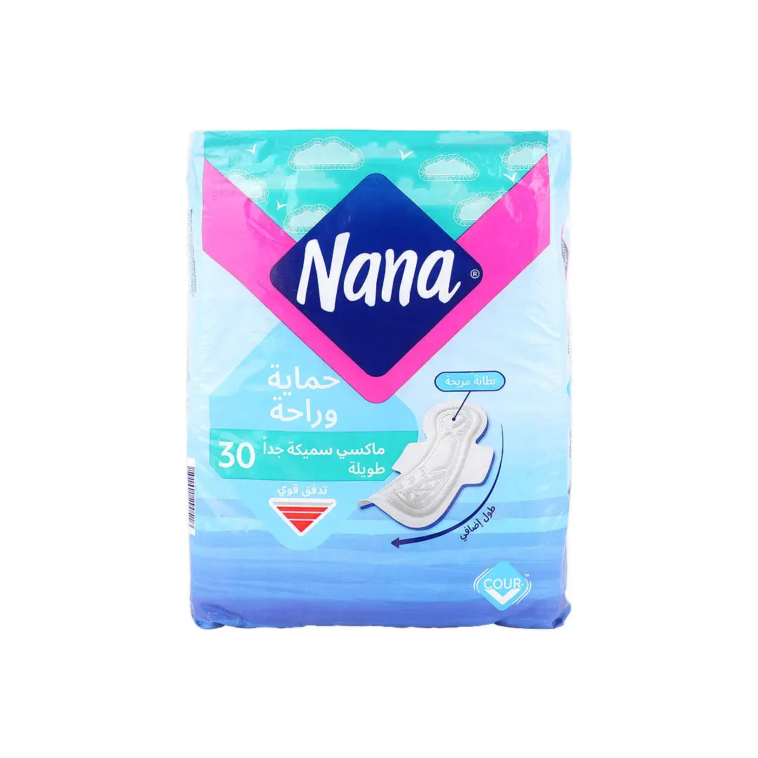 NANA MAXI EXTRA THICK LONG WINGS 30PCS