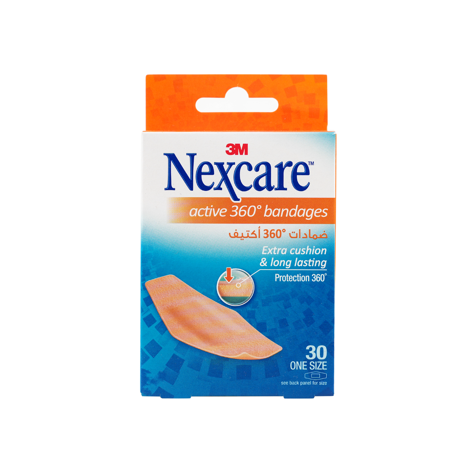 Nexcare Active 360 28x76mm Bandages 30pcs-572