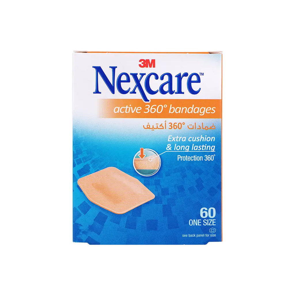 Nexcare Active 360 23x28mm Bandages 60pcs-556