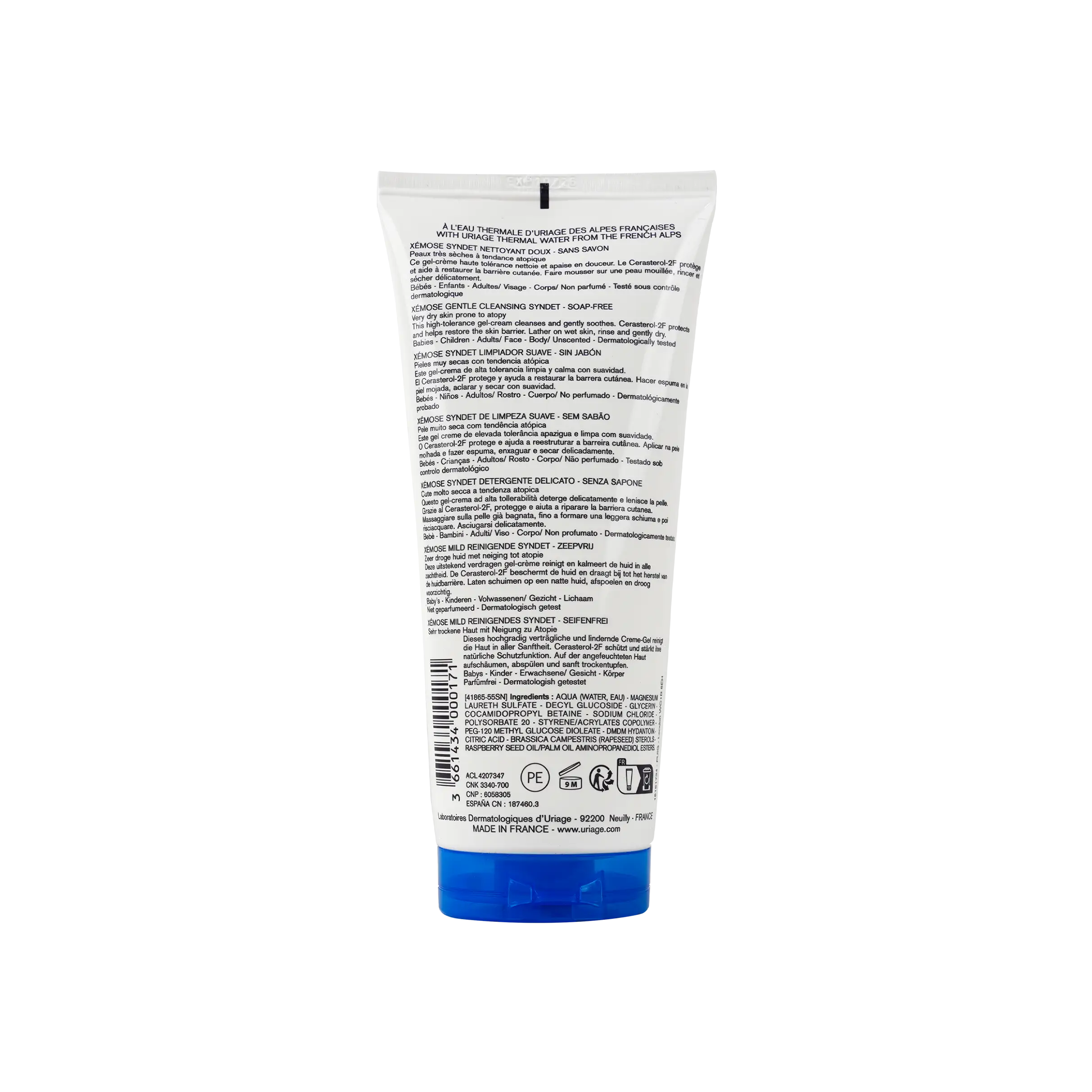 Uriage Xemose Cleansing Gel 200 Ml