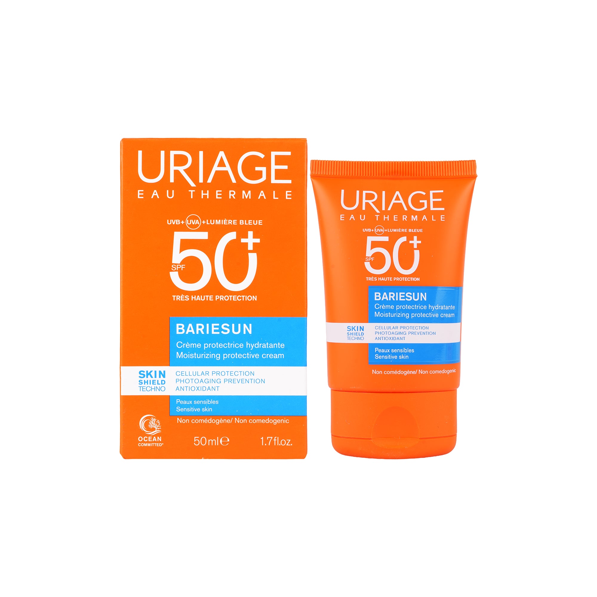 25286-Uriage Bariesun SPF 50+ Moisturizing Cream 50 Ml