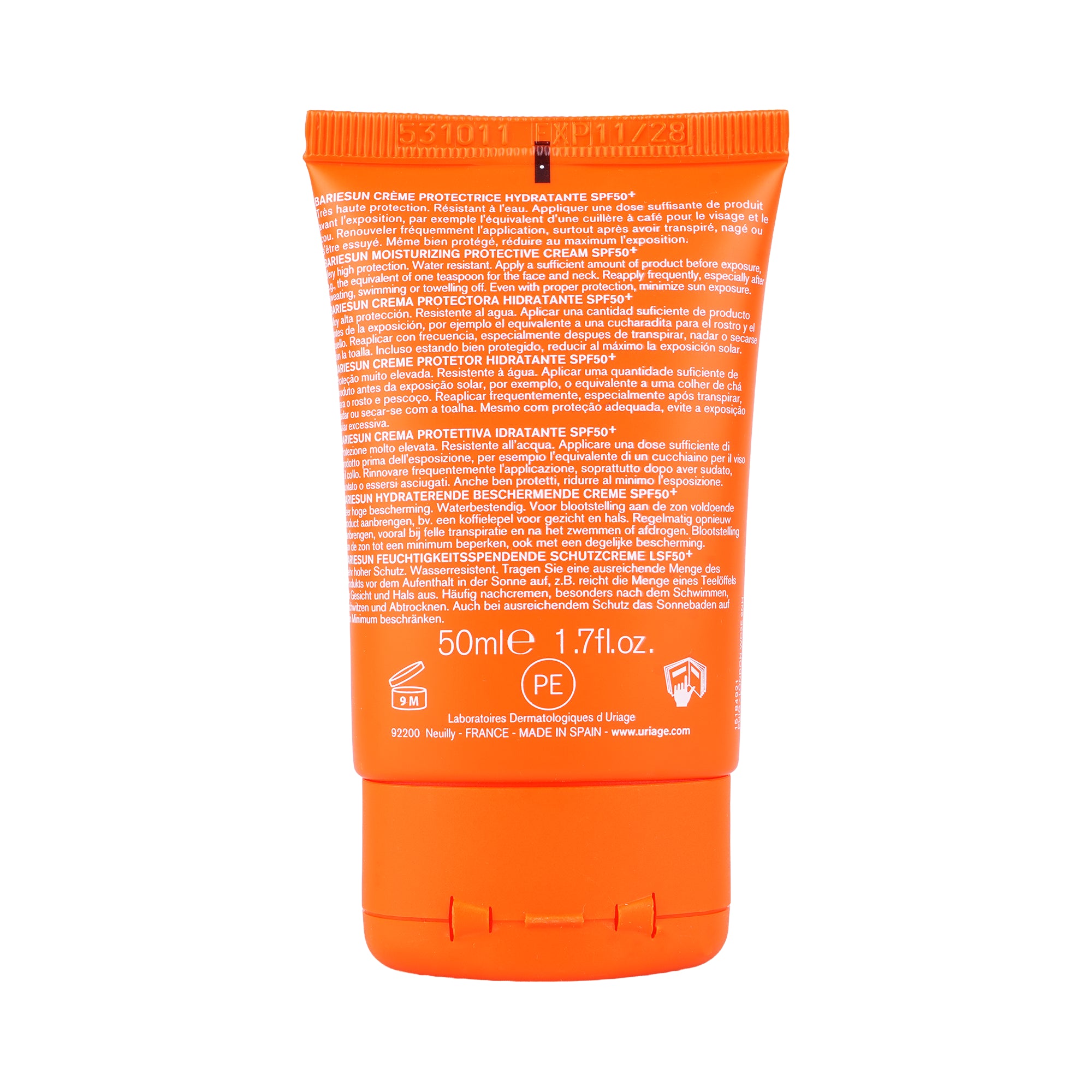 25286-Uriage Bariesun SPF 50+ Moisturizing Cream 50 Ml +2