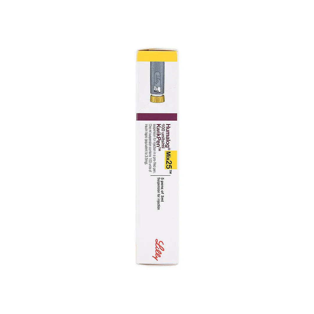 HUMALOG MIX25 INJ 100U/ML KWIK PEN 3ML 5CRT