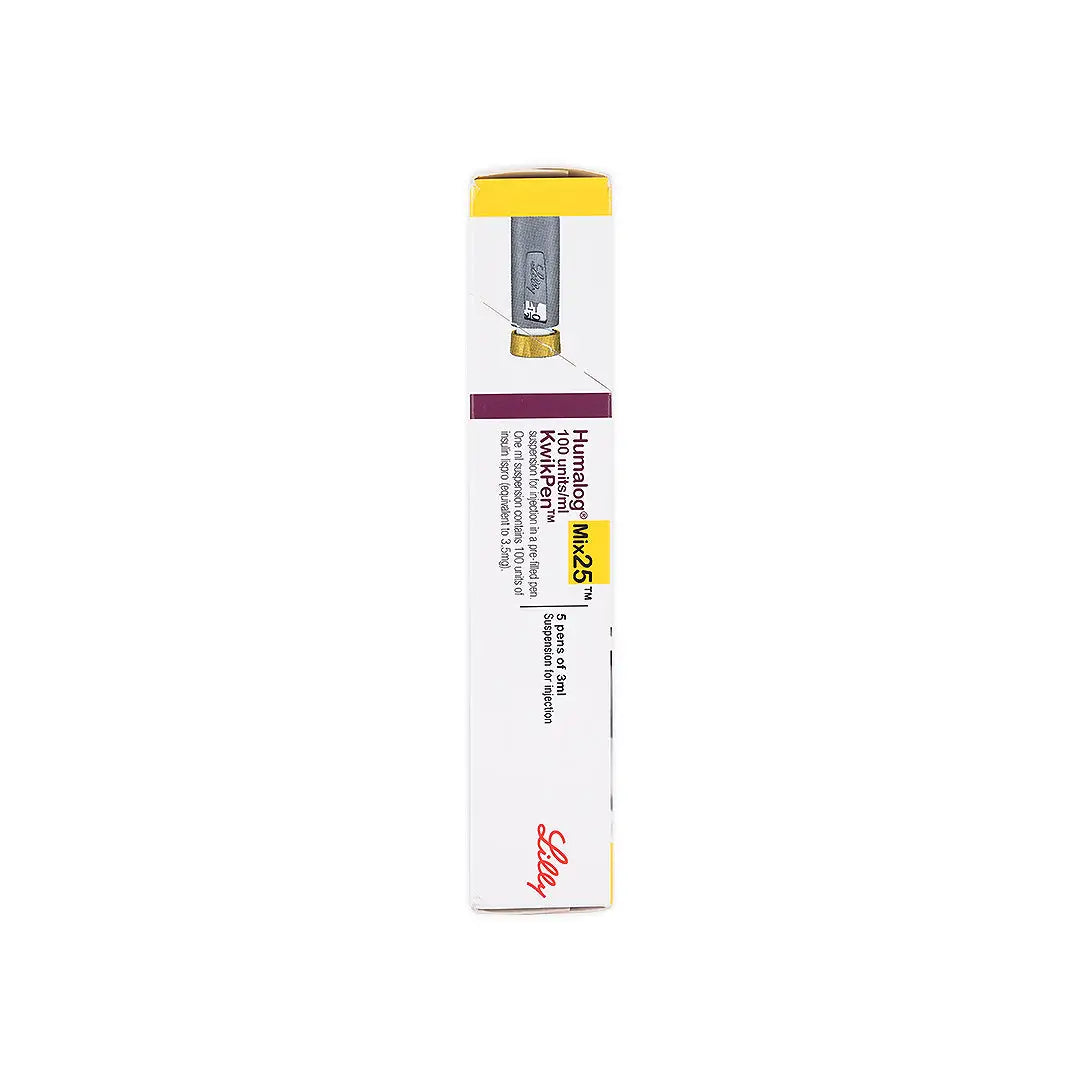 HUMALOG MIX25 INJ 100U/ML KWIK PEN 3ML 5CRT