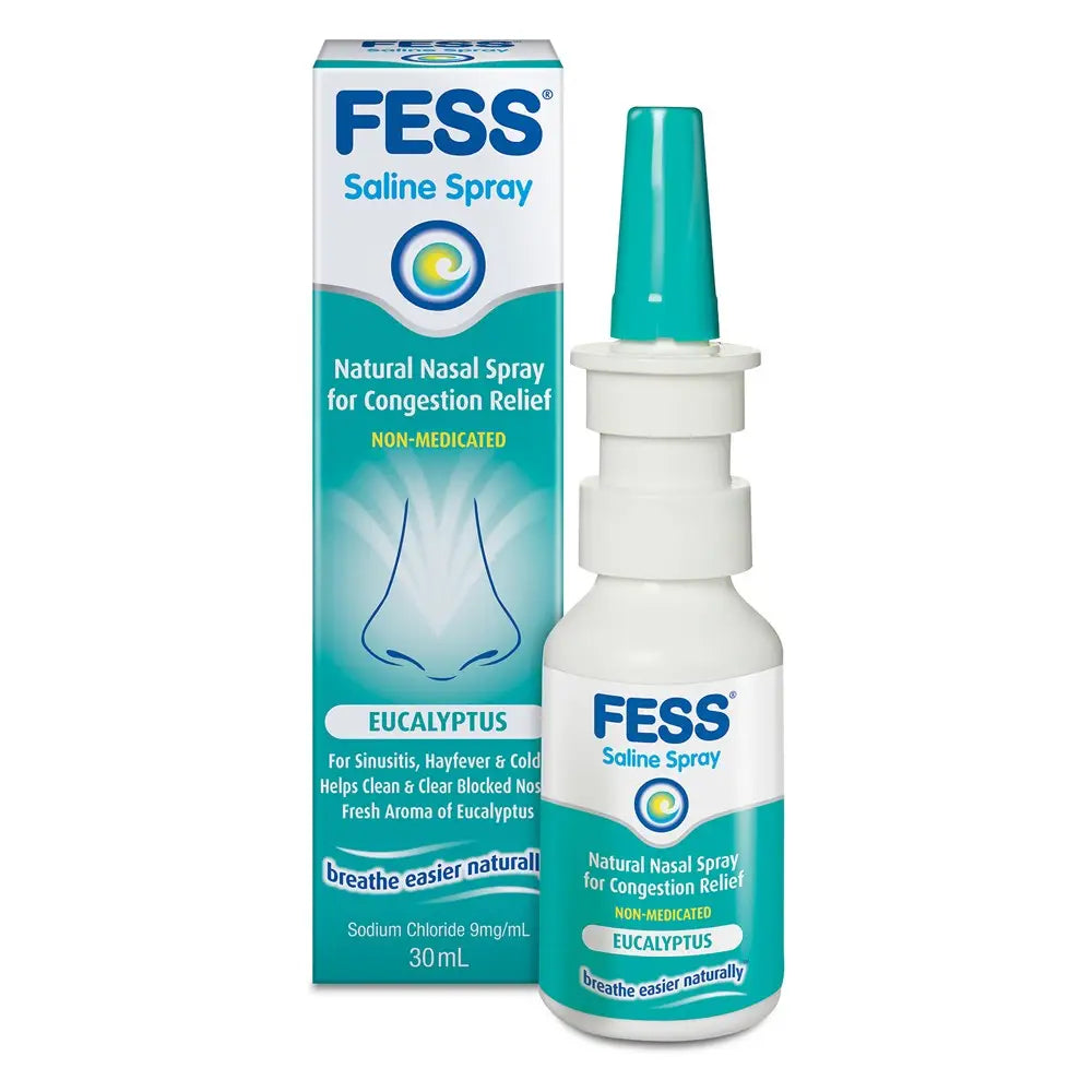 Fess Eucalyptus Saline Nasal Spray 30Ml