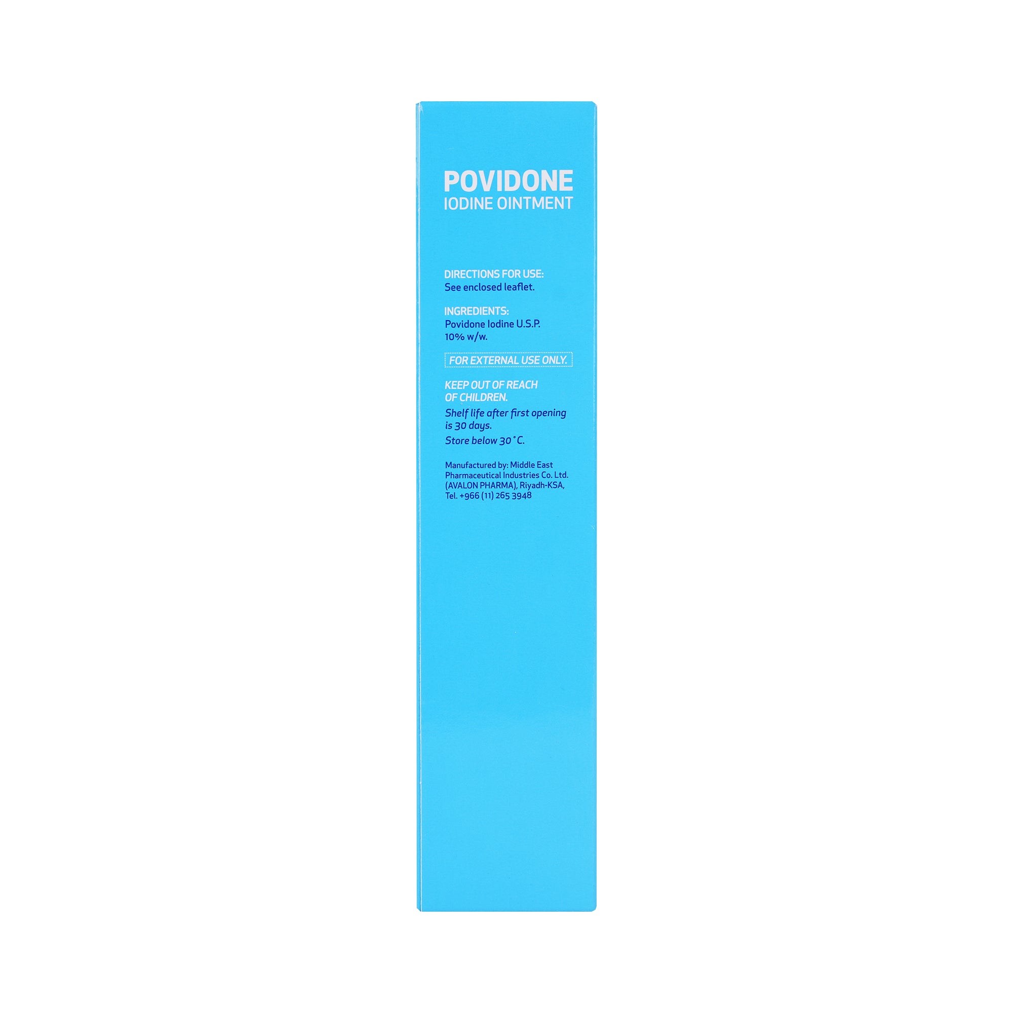 25329-Avalon Povidone Iodine Ointment 70Gm +4