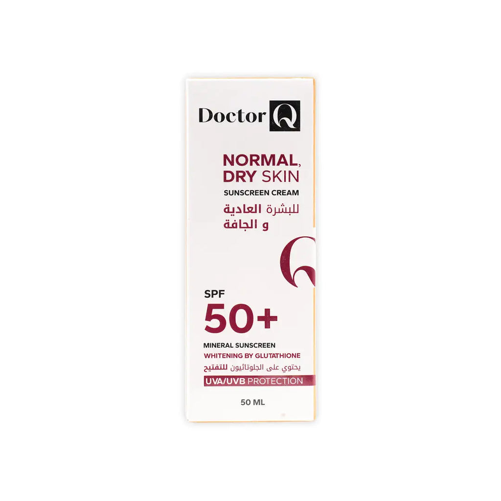 Dr.Q SPF50 + Sunscreen Whitening Cream 50Ml-Normal & Dry