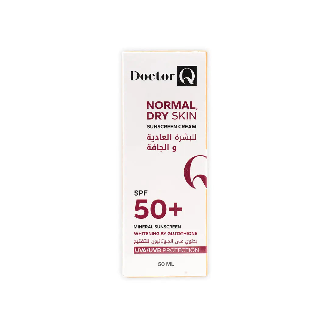 25397-Dr.Q SPF50+ Sunscreen Whitening Cream 50Ml-Normal & Dry