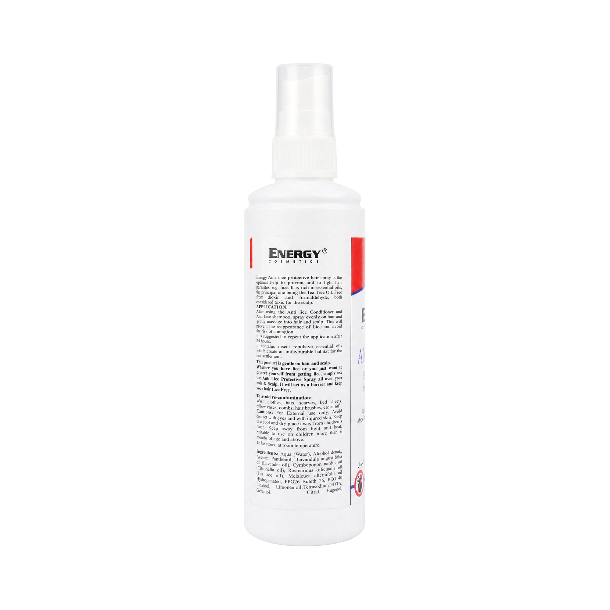25536-Energy Anti Lice Hair Spray 100ml +1