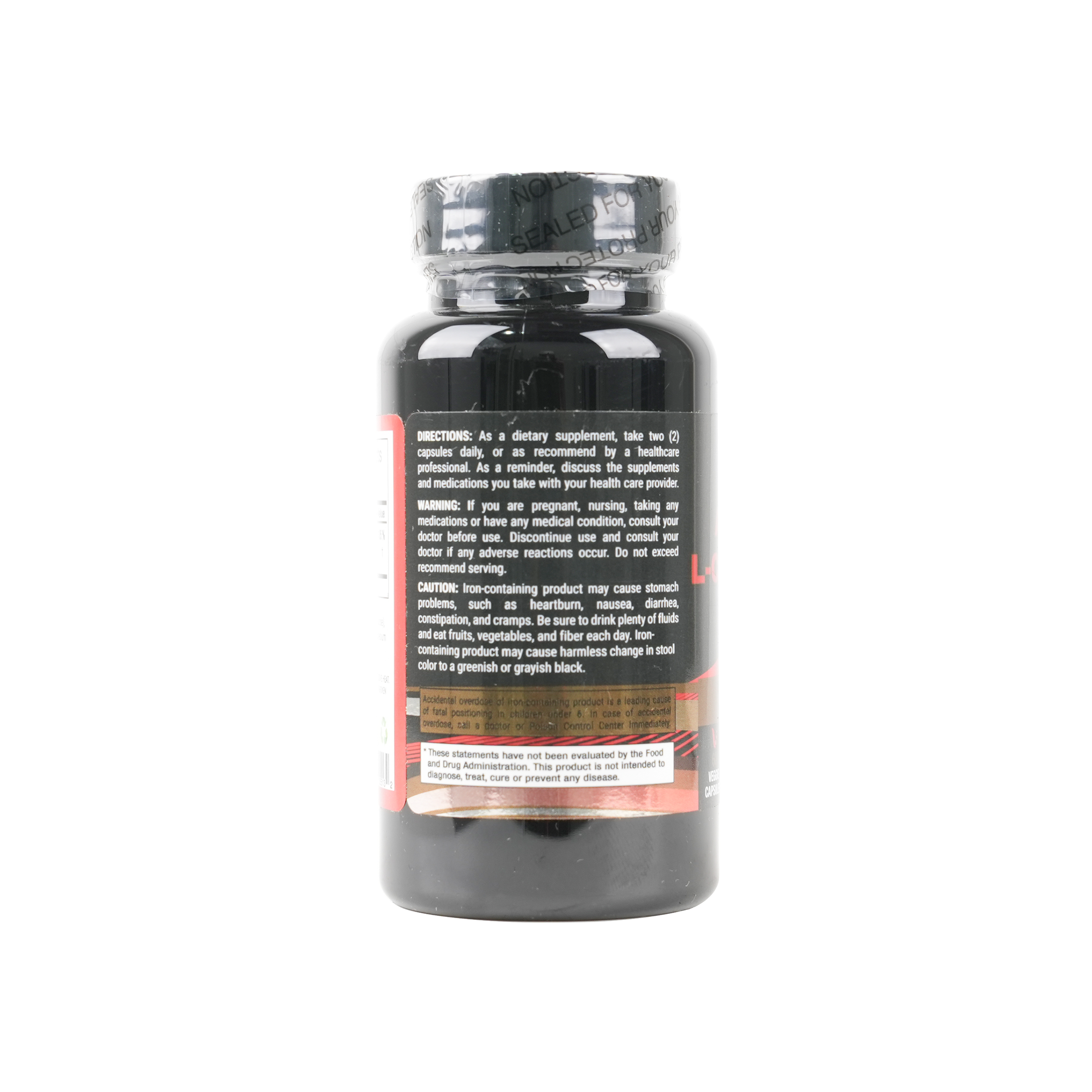 PURE HEALTH ACETYL L-CARNITINE 500MG 60 VEGGIE CAP