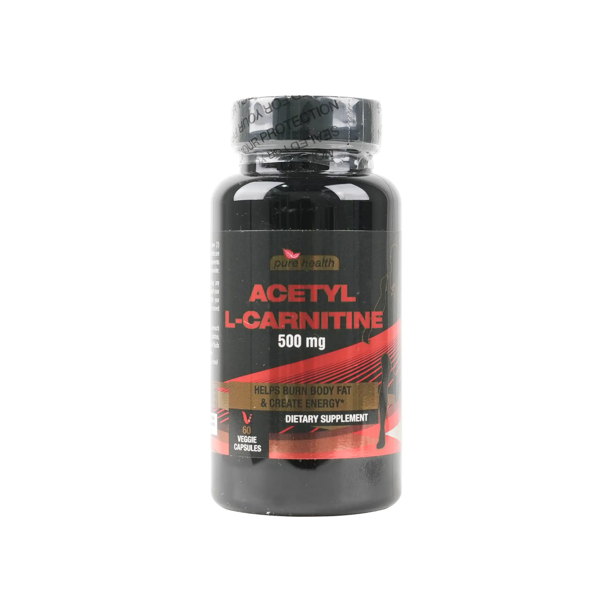 25604-Pure Health Acetyl L-Carnitine 500Mg 60 Veggie Cap